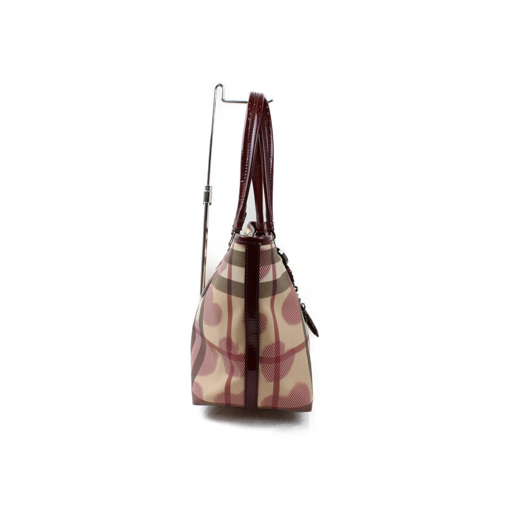 Burberry HeartNylon Tote PVC BagLightweight